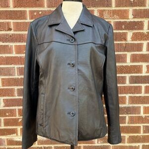 Wilsons Leather Maxima Thinsulate Women’s Leather Jacket Blazer Size Medium